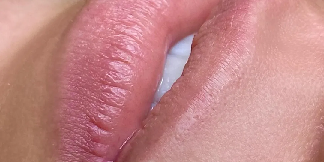 Lip Blush result: even, natural pink tone